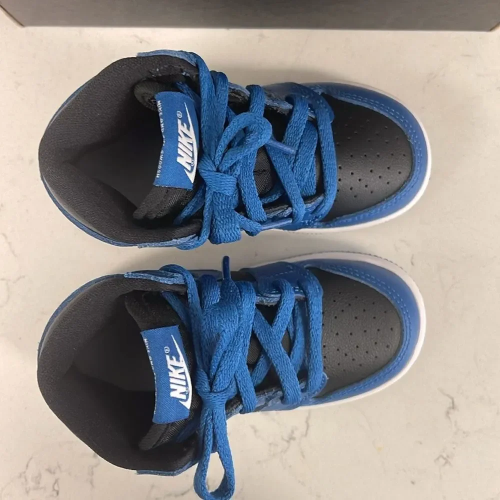 Jordan 1 Retro High OG (TD) AQ2665-404 Dark Marina Blue & Black 7C NEW with Box